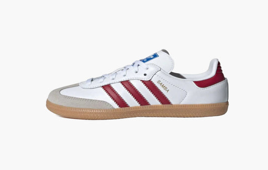 Adidas Samba OG PS Cloud White Collegiate Burgundy Gum - IE1333 | Sortage