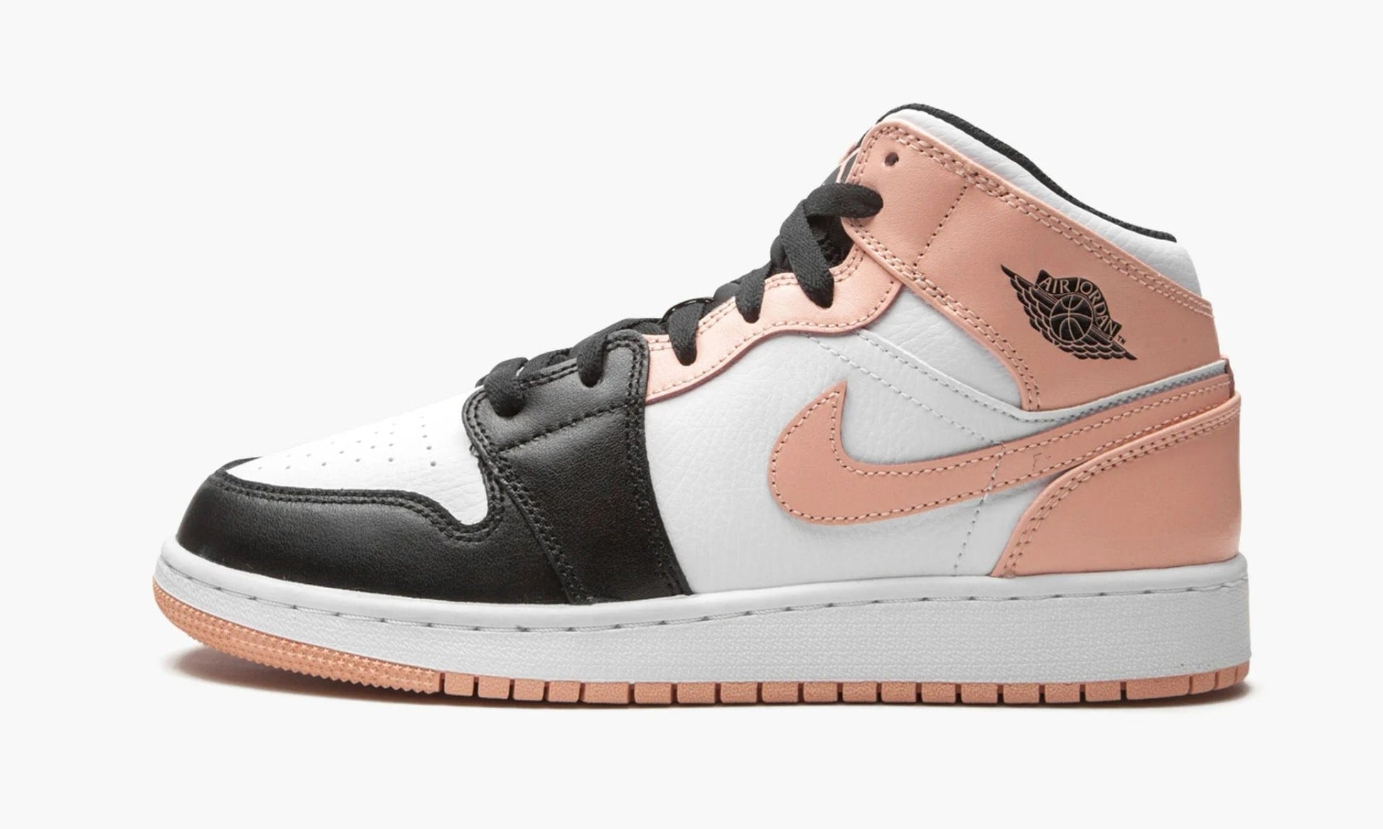 Air Jordan 1 Mid GS Crimson Tint Toe - 554725 133 | The Sortage