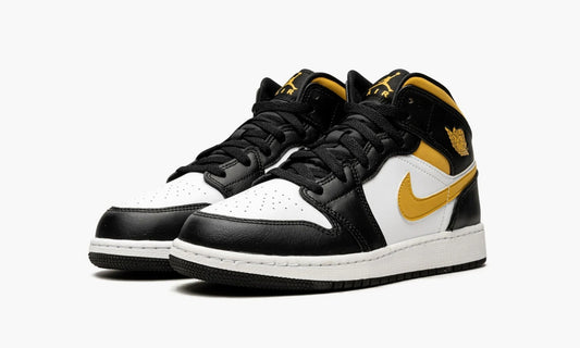 Air Jordan 1 Mid GS White Pollen Black - 554725 177 | The Sortage