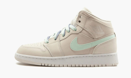 Air Jordan 1 Mid GS Multi-Color Swoosh Phantom - 555112 035 | The Sortage