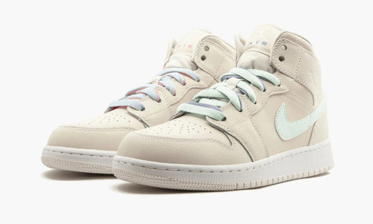 Air Jordan 1 Mid GS Multi-Color Swoosh Phantom - 555112 035 | The Sortage