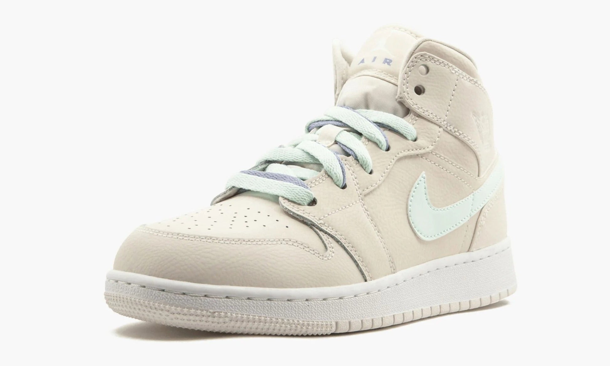 Air Jordan 1 Mid GS Multi-Color Swoosh Phantom - 555112 035 | The Sortage