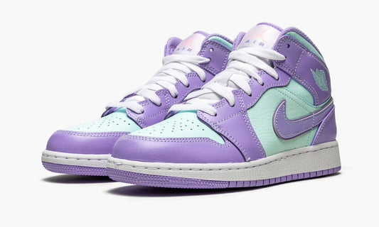 Air Jordan 1 Mid GS Aqua Blue - 554725 500 | The Sortage