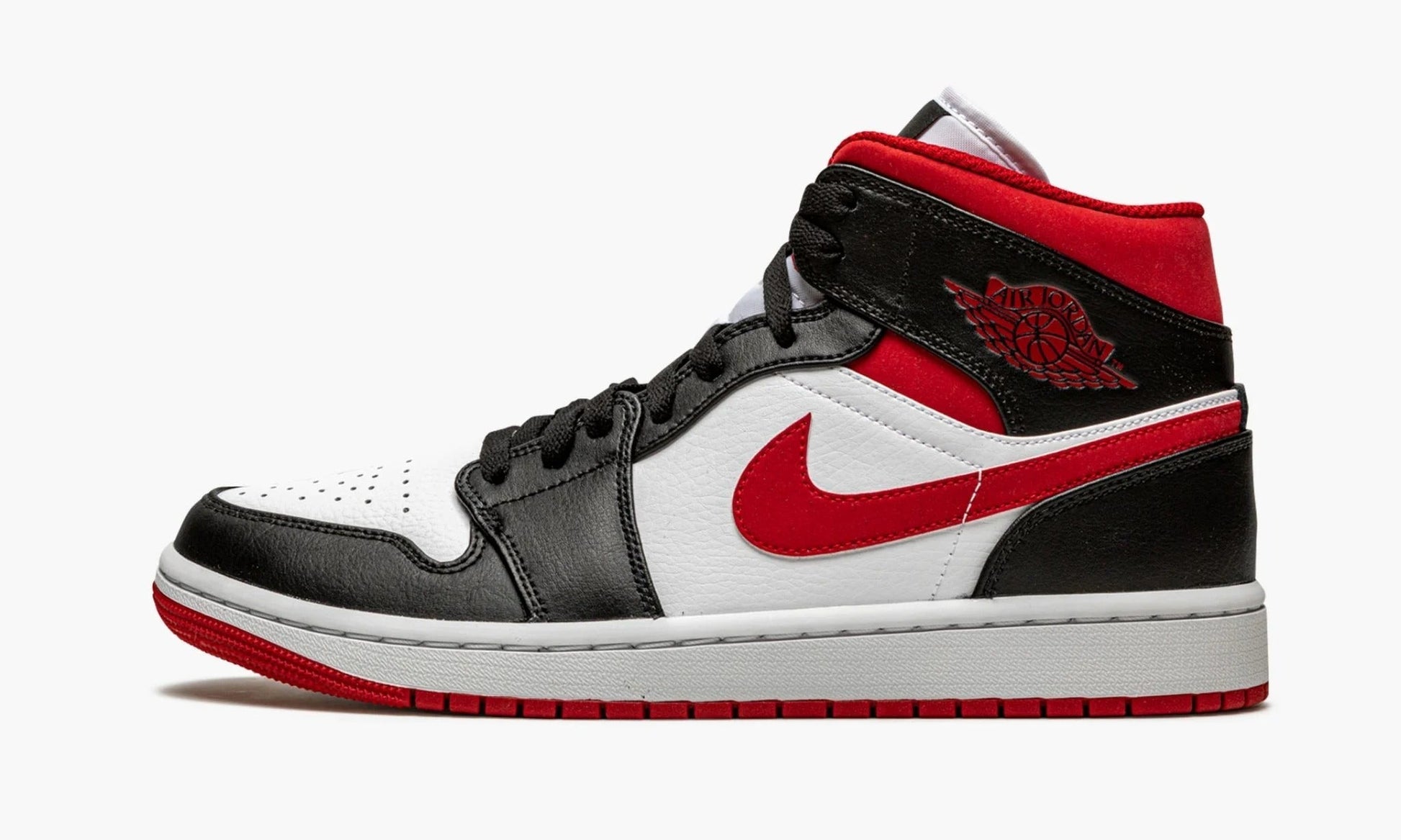 Air Jordan 1 Mid Gym Red Black White - 554724 122 | The Sortage