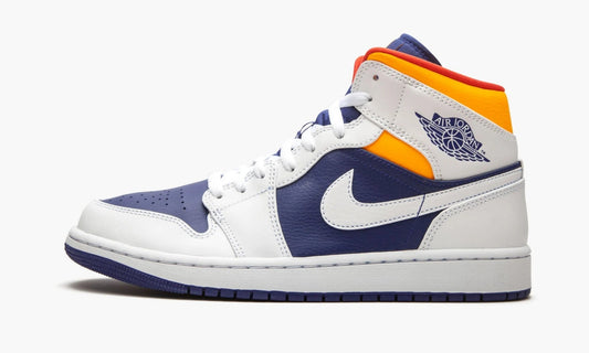 Air Jordan 1 Mid Royal Blue Laser Orange - 554724 131 | The Sortage