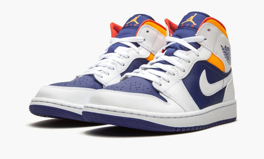 Air Jordan 1 Mid Royal Blue Laser Orange - 554724 131 | The Sortage