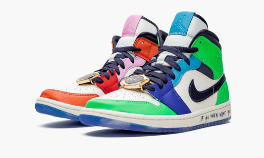 Air Jordan 1 Mid WMNS Melody Ehsani Fearless - CQ7629 100 | The Sortage