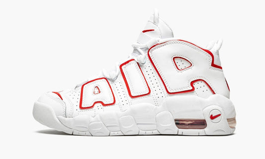 Air More Uptempo GS "White / Varsity Red" - DD2313 300