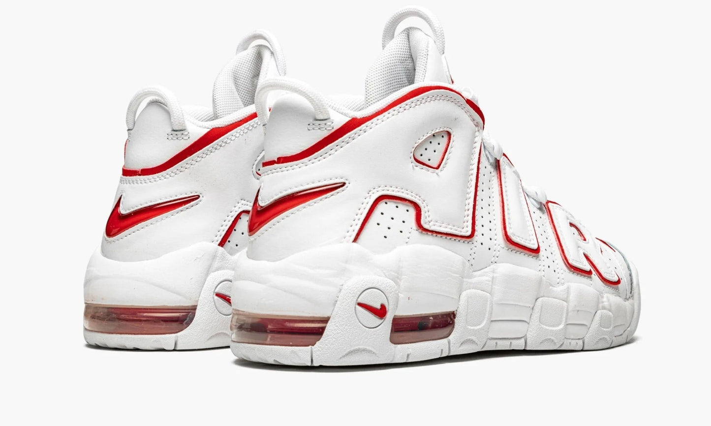 Air More Uptempo GS "White / Varsity Red" - DD2313 300