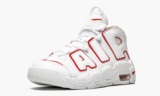 Air More Uptempo GS "White / Varsity Red" - DD2313 300