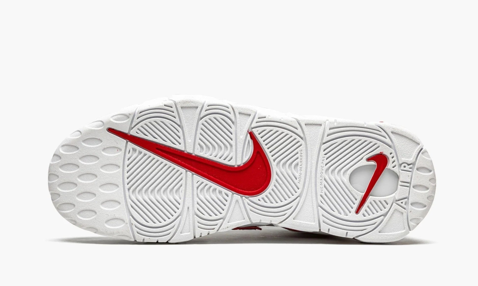Air More Uptempo GS "White / Varsity Red" - DD2313 300