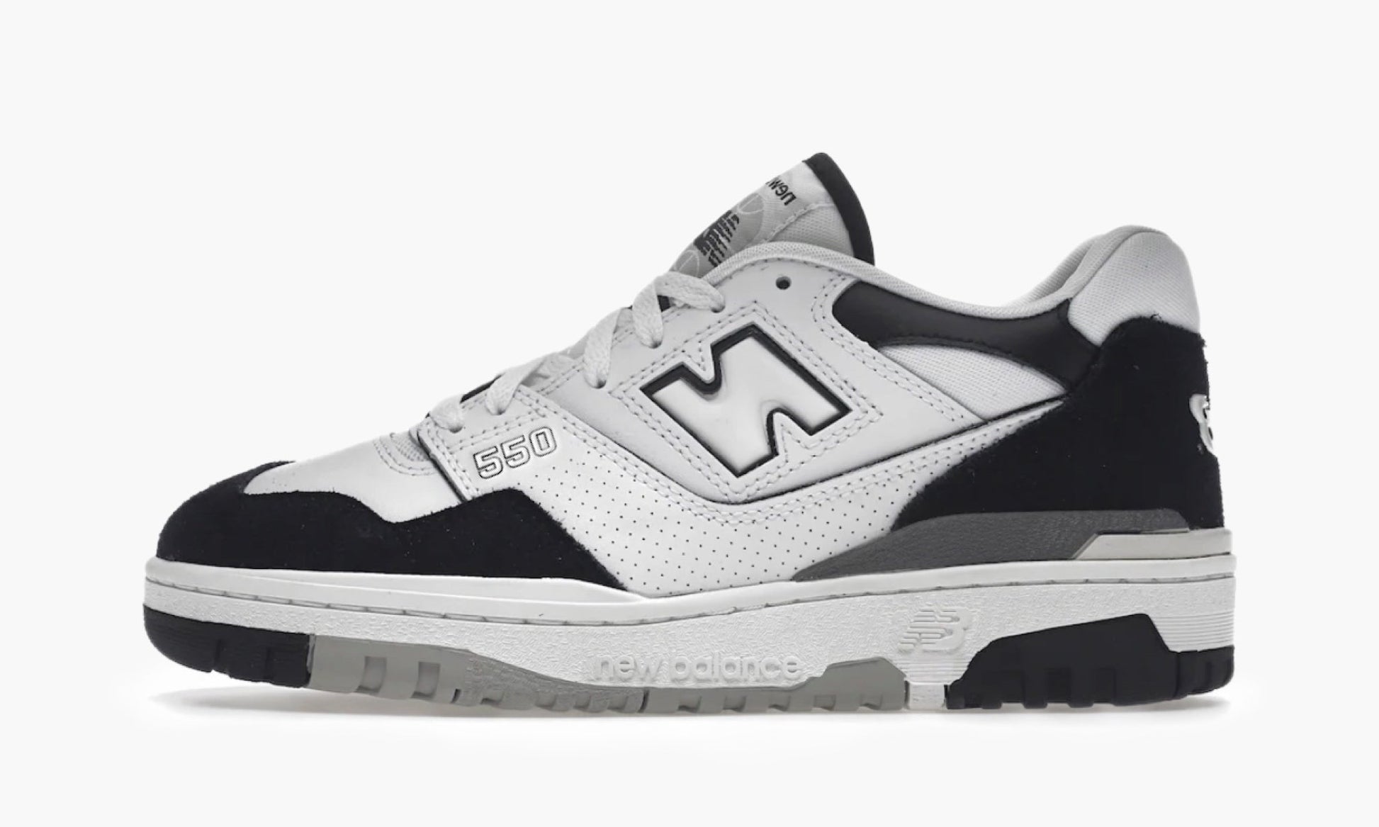 New Balance 550 White Black Rain Cloud - BB550NCA | The Sortage