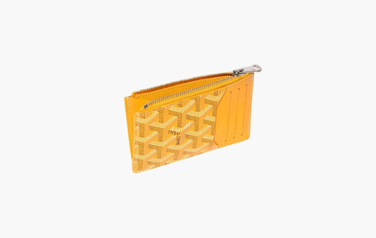 Goyard Bourbon Zipped Card Holder Yellow | The Sortage