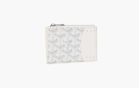 Goyard Bourbon Zipped Card Holder White | The Sortage