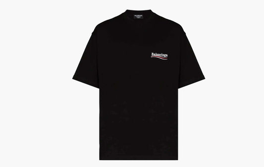 Balenciaga Political Campaign Large Fit T-shirt Black | The Sortage