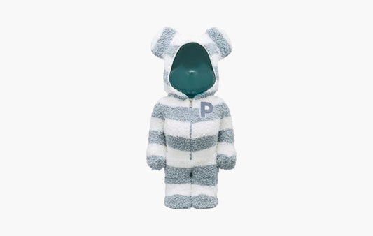 Bearbrick x Gelato Pique Pajamas White/Blue 1000% | The Sortage