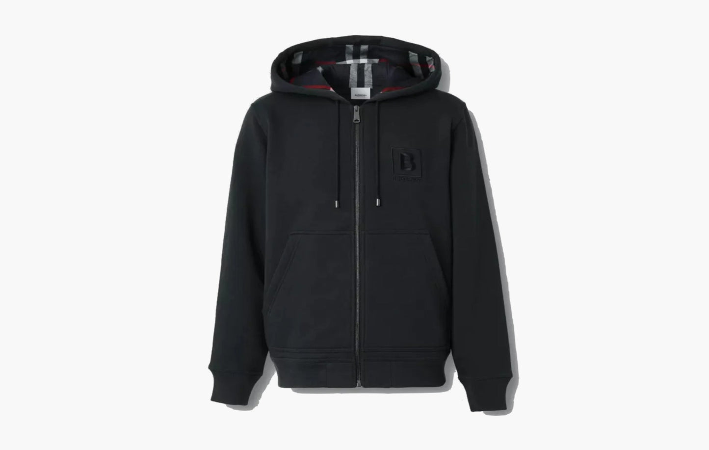 Burberry Letter Graphic Cotton Blend Hoodie Navy | Sortage.