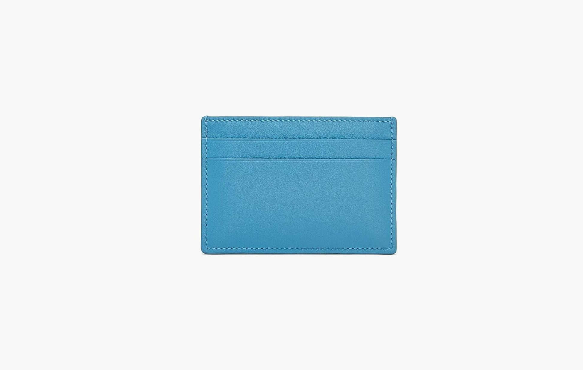 Loewe Cow Leather Card Holder Blue | The Sortage