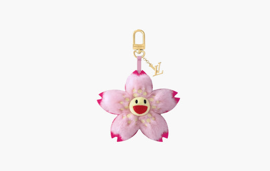 LV x Takashi Murakami Cherry Blossom Bag Charm SS25 "Pink"