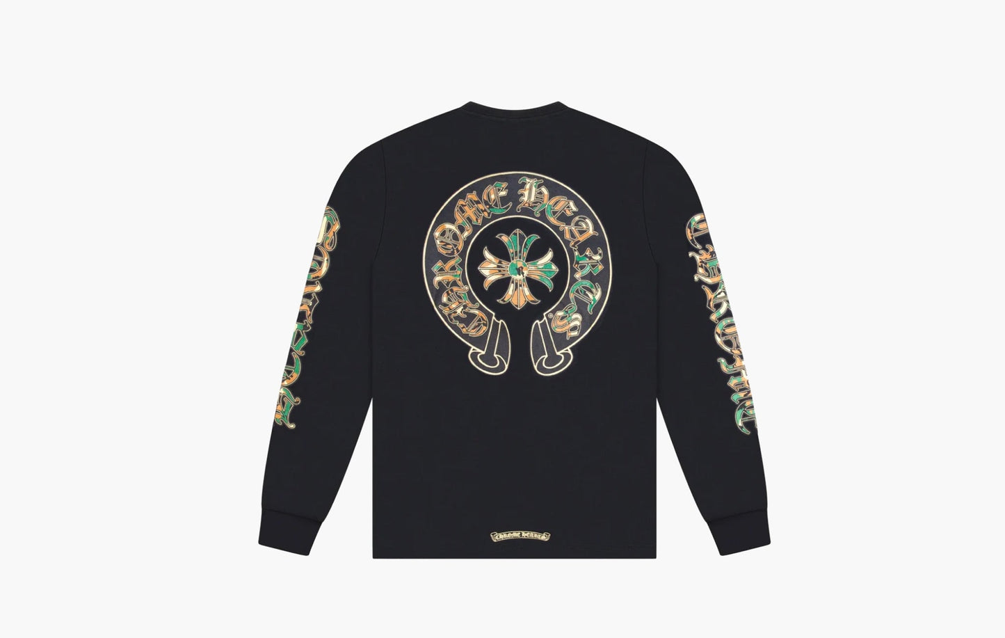 Chrome Hearts Camo Horseshoe L/S T-Shirt Black | The Sortage