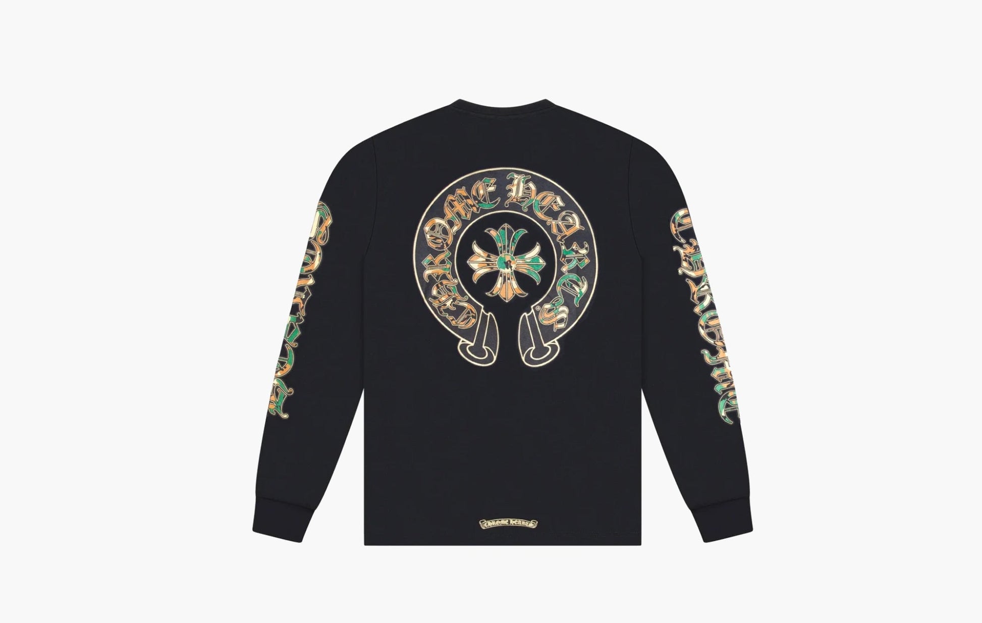 Chrome Hearts Camo Horseshoe L/S T-Shirt Black | The Sortage