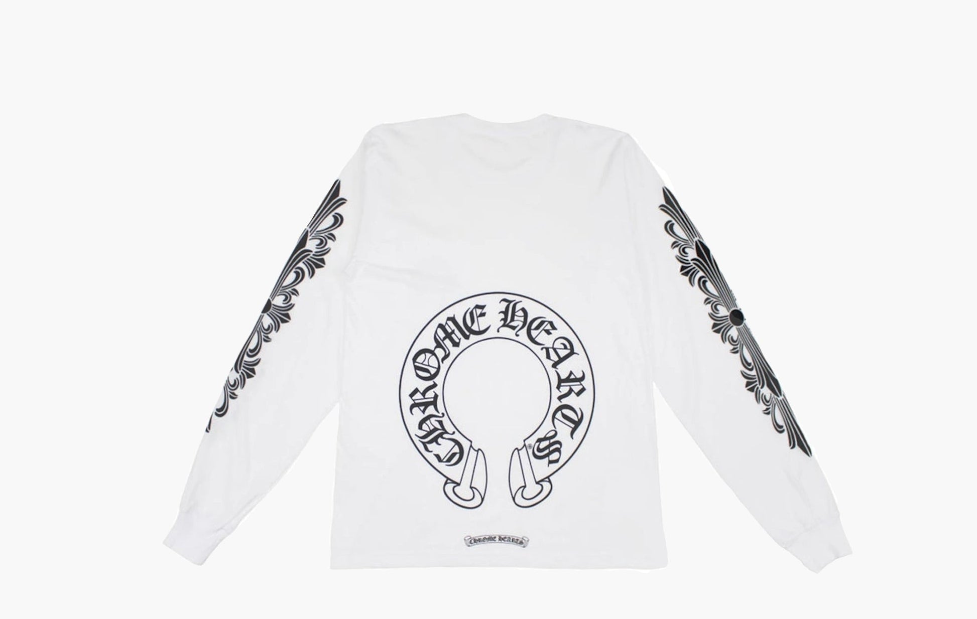 Chrome Hearts Floral Horseshoe L/S T-shirt White | The Sortage
