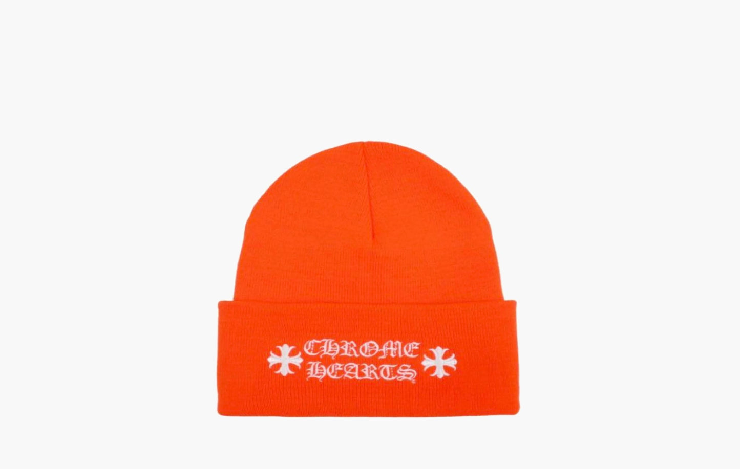 Chrome Hearts Logo Beanie Safety Orange | The Sortage