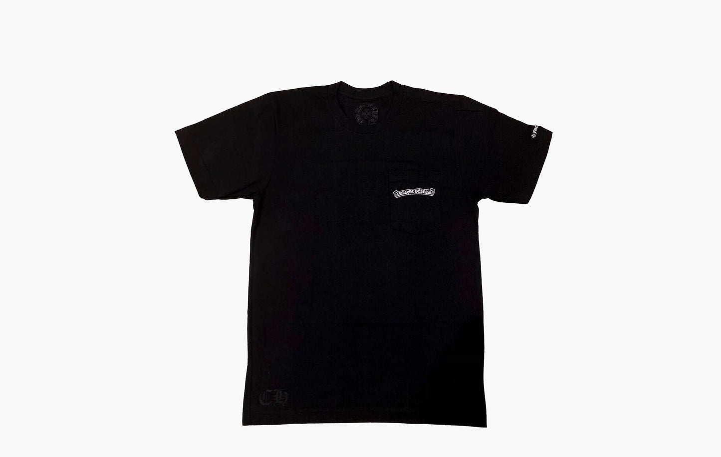 Chrome Hearts Scroll Logo T-Shirt Black | The Sortage