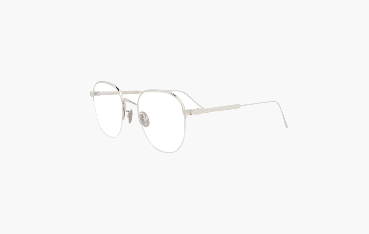 Cartier Round Eyeglasses Silver Silver Transparent | The Sortage