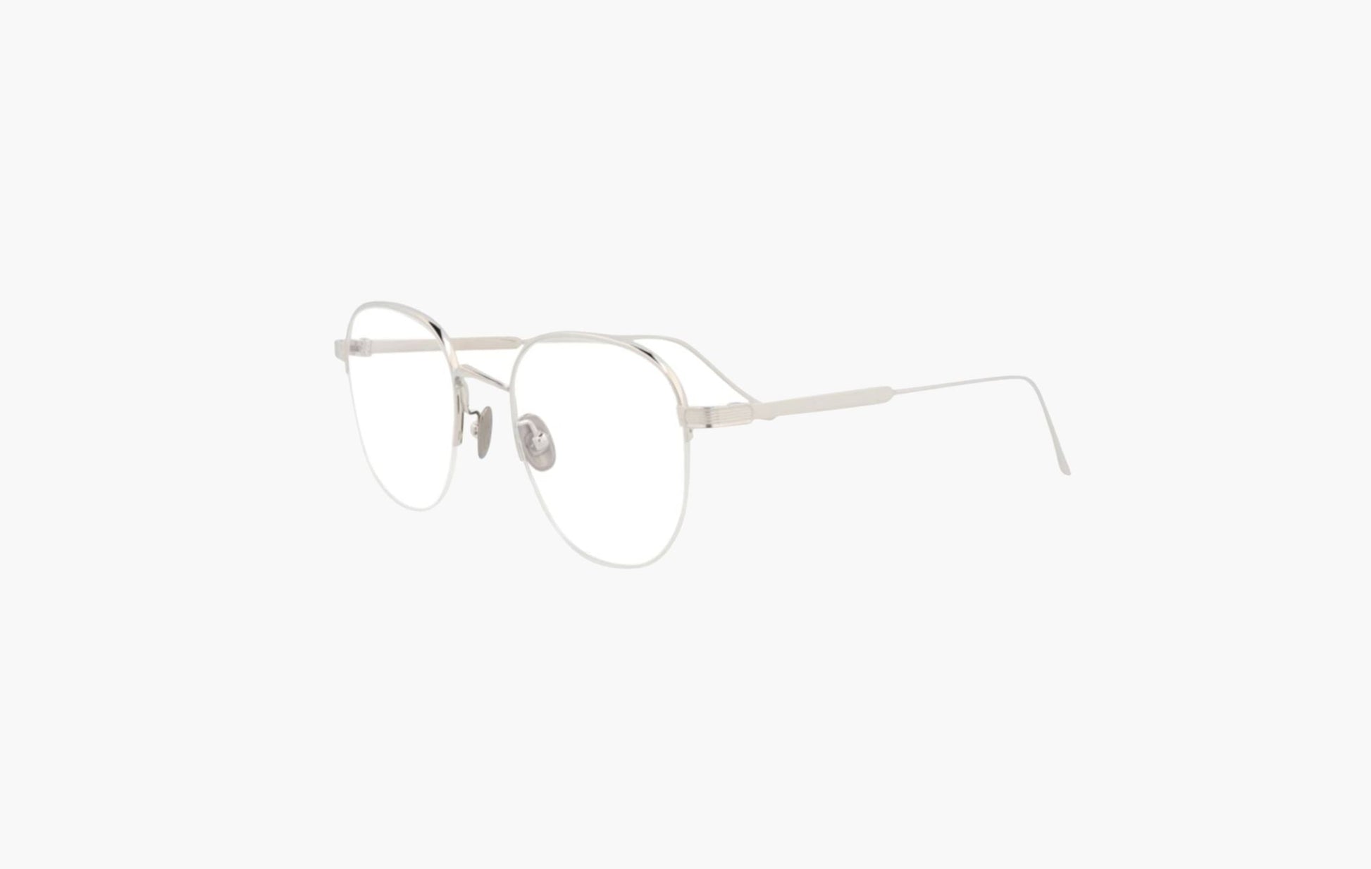 Cartier Round Eyeglasses Silver Silver Transparent | The Sortage