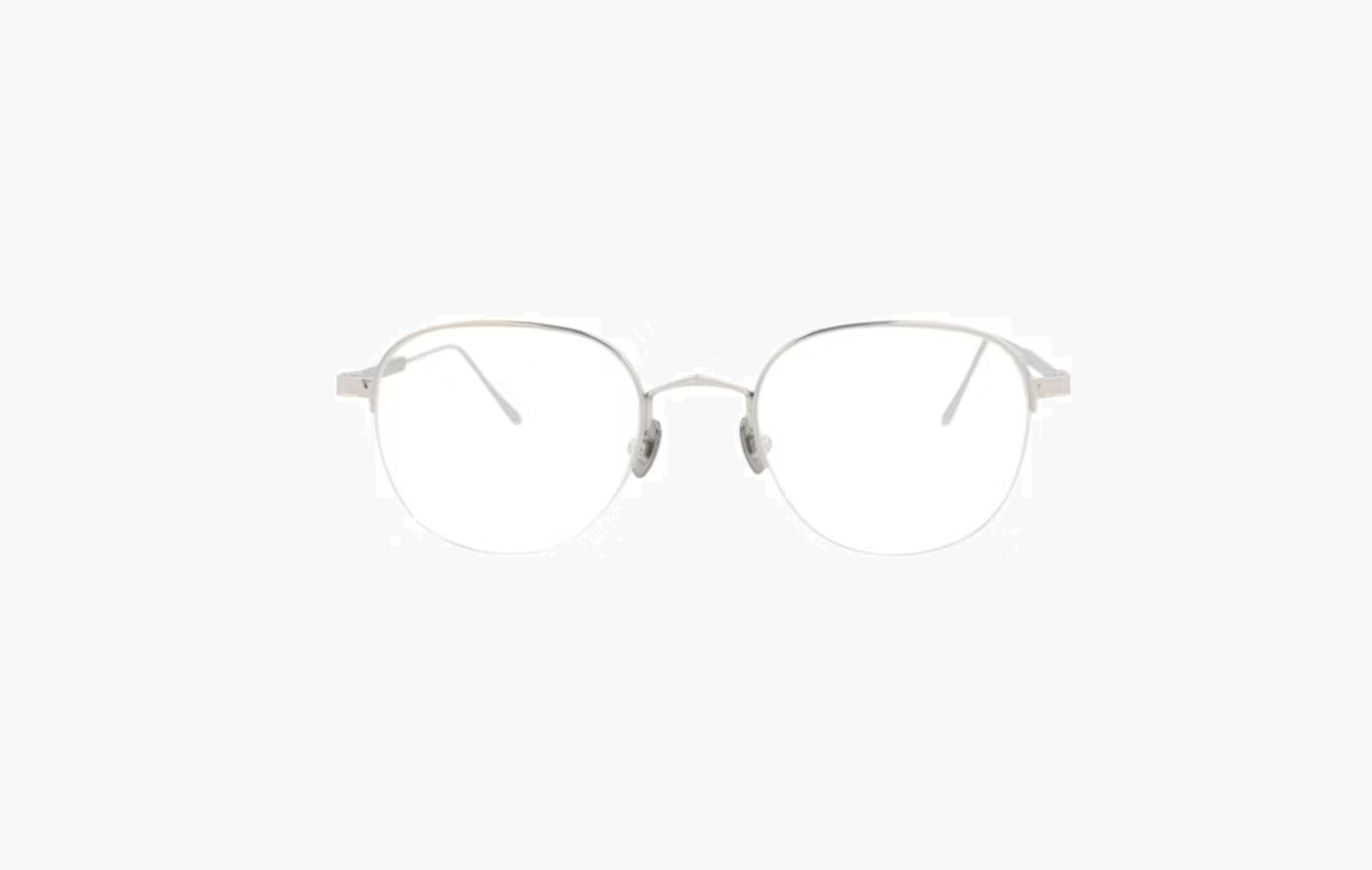 Cartier Round Eyeglasses Silver Silver Transparent | The Sortage