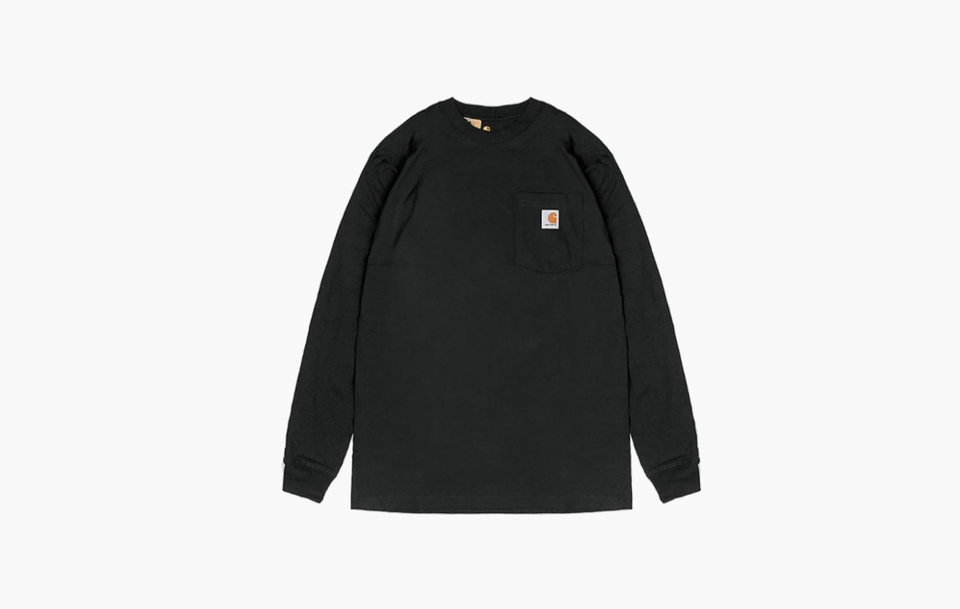 Carhartt Workwear Pocket Long Sleeve T-shirt Black  | Sortage
