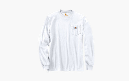 Carhartt Workwear Pocket Long Sleeve T-shirt White | Sortage