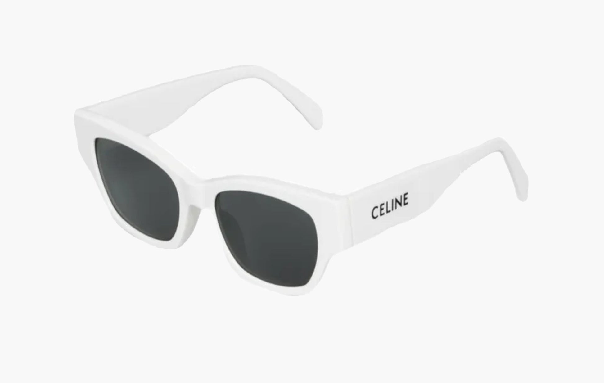 Celine Monochroms 01 Sunglasses Acetate White | Sortage.