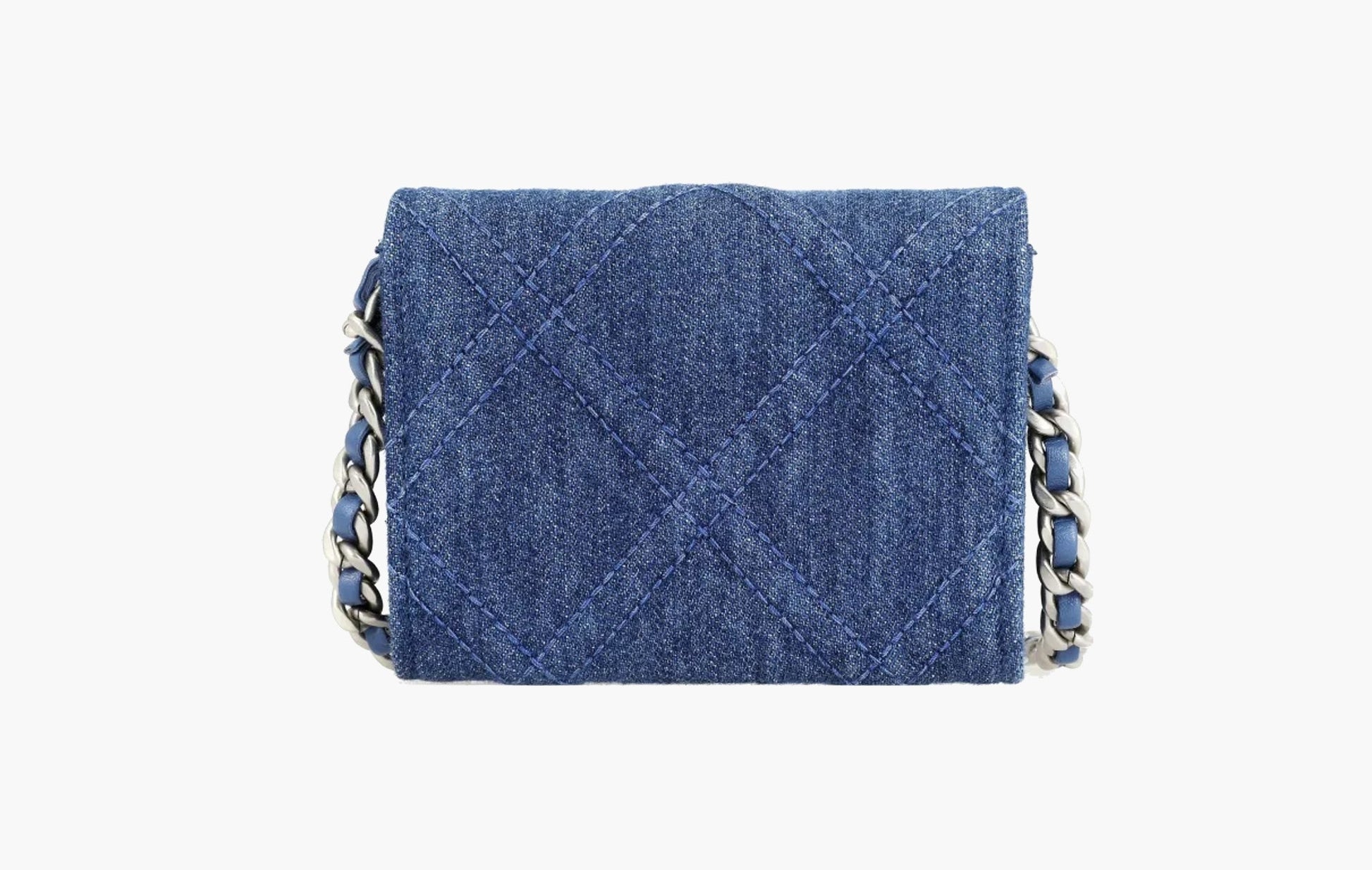 Chanel Classic Messenger 19 Denim Bag Blue  | Sortage