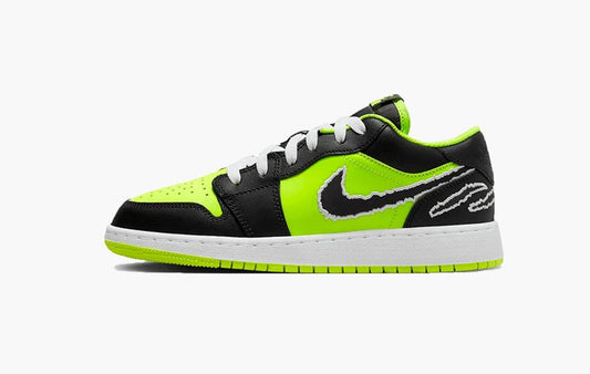 Air Jordan 1 Low SE GS Black Cat Volt - DX6666 701 | The Sortage