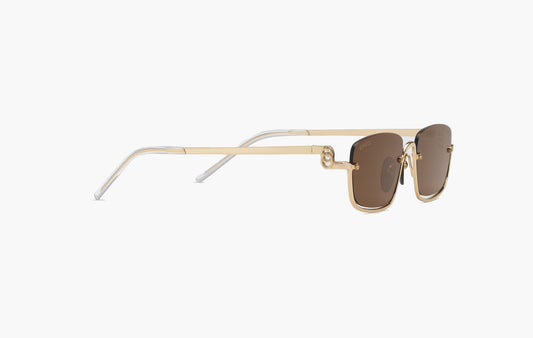 Rectangular-Frame Sunglasses
