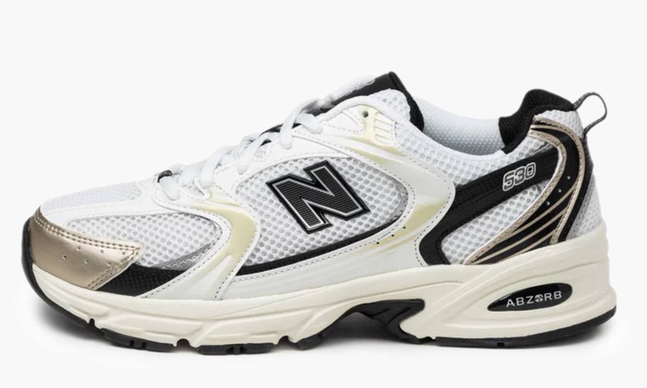 New Balance 530 White Light Gold Metallic - MR530TC | The Sortage