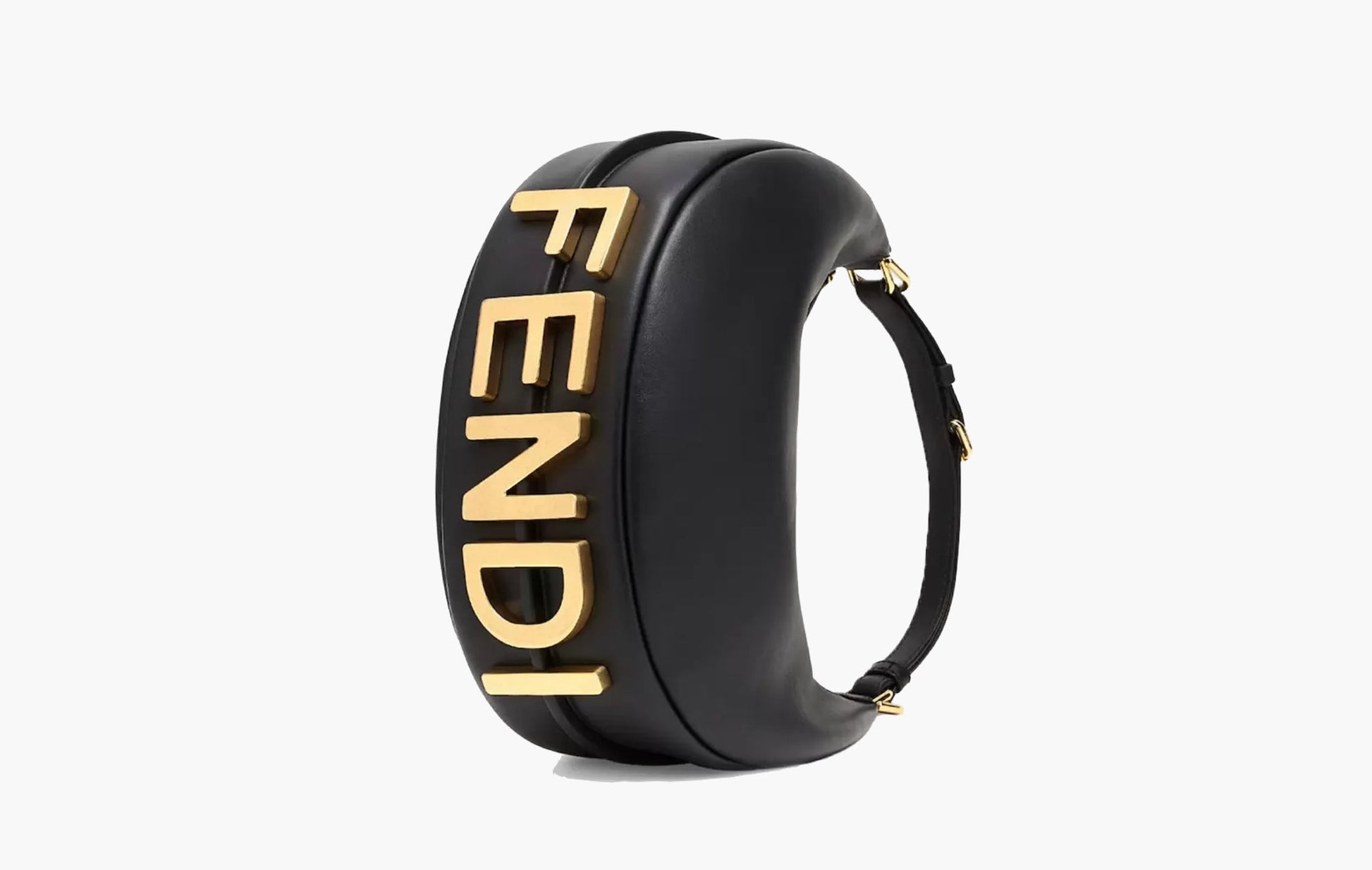 Fendi Fendigraphy Small Leather Bag Black | The Sortage