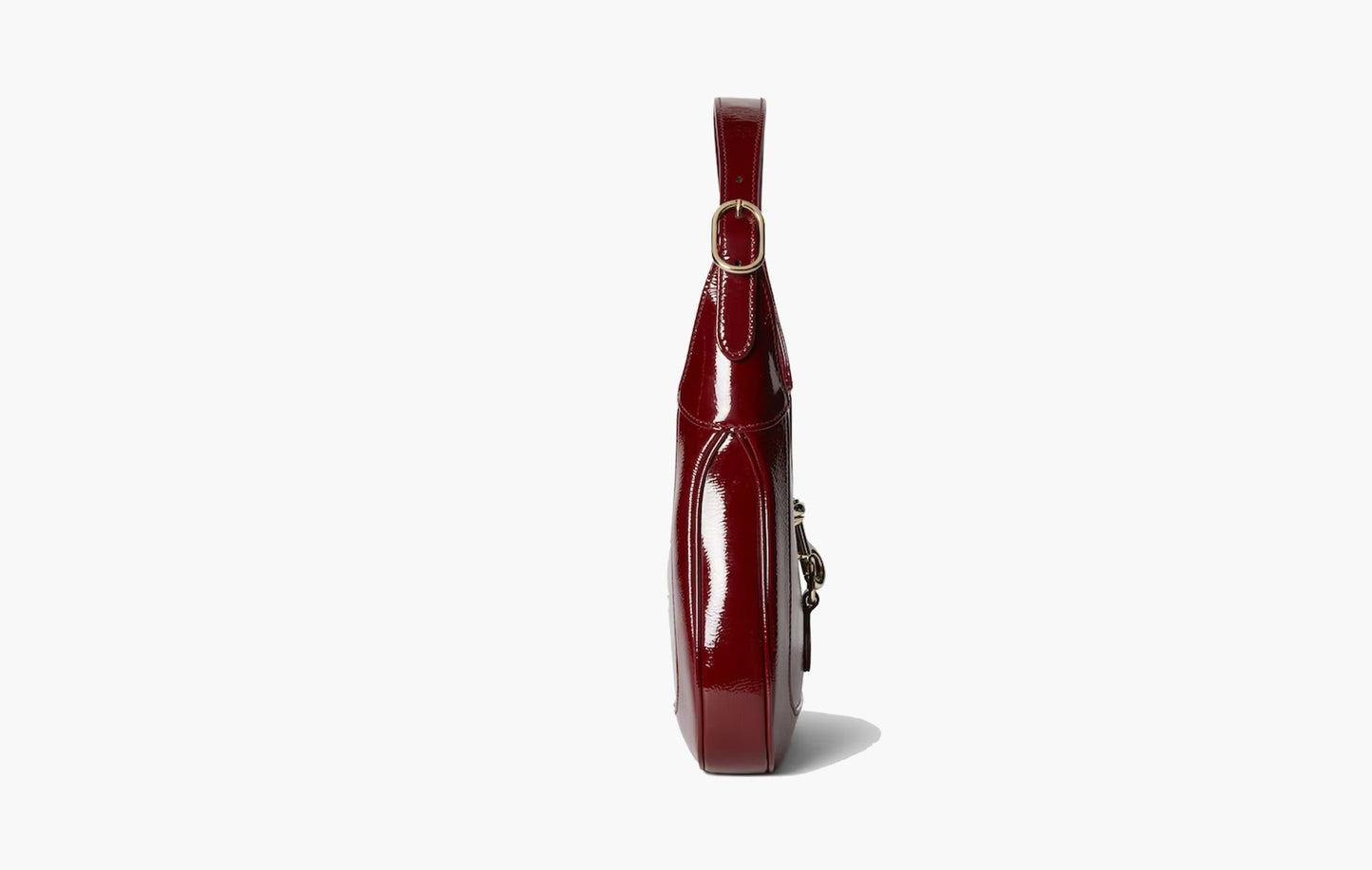 Gucci Jackie Small Patent Leather Shoulder Bag Rosso Ancora | The Sortage