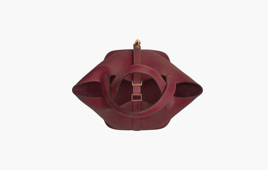 Hermes Picotin Lock 18 Bag Clemence & Gold Rouge H | The Sortage