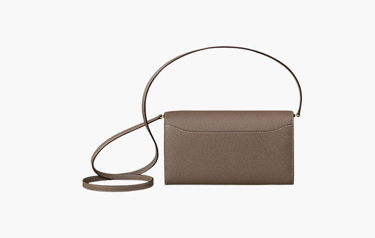 Hermes Constance Long To Go Wallet Epsom & Gold Etoupe | The Sortage