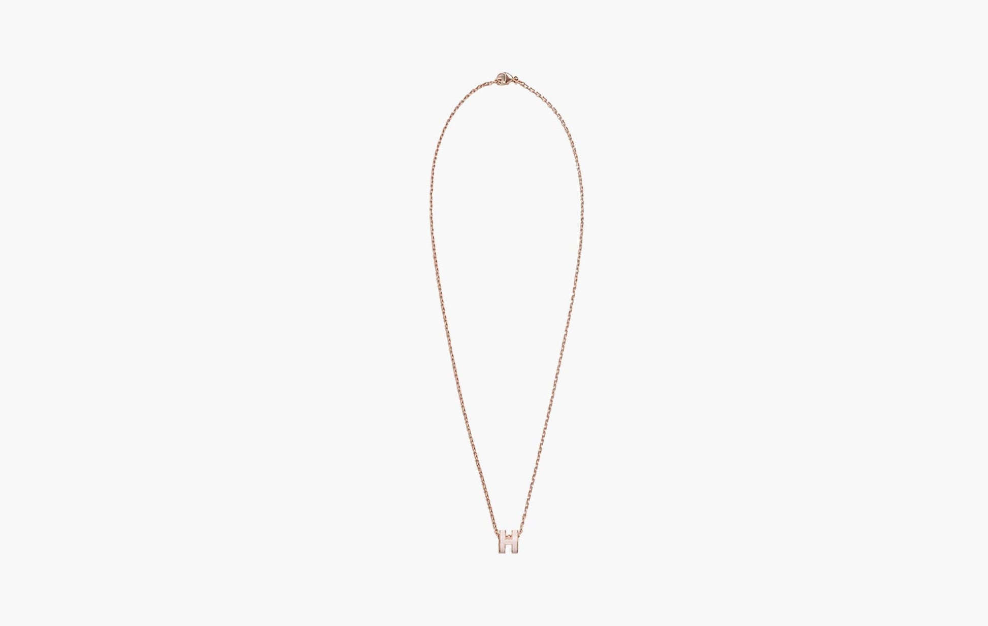 Hermes Mini Pop H Pendant Rose Dragée | The Sortage