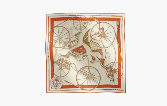 HERMES Silk Scarf Beige | The Sortage