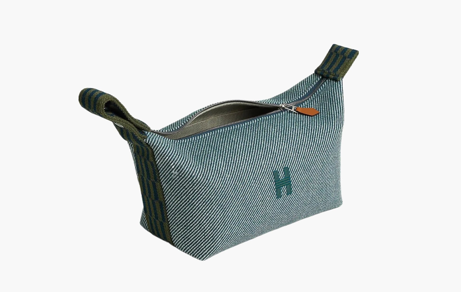 Hermes Small Bride-A-Brac Case Wool Twill & Foret | The Sortage