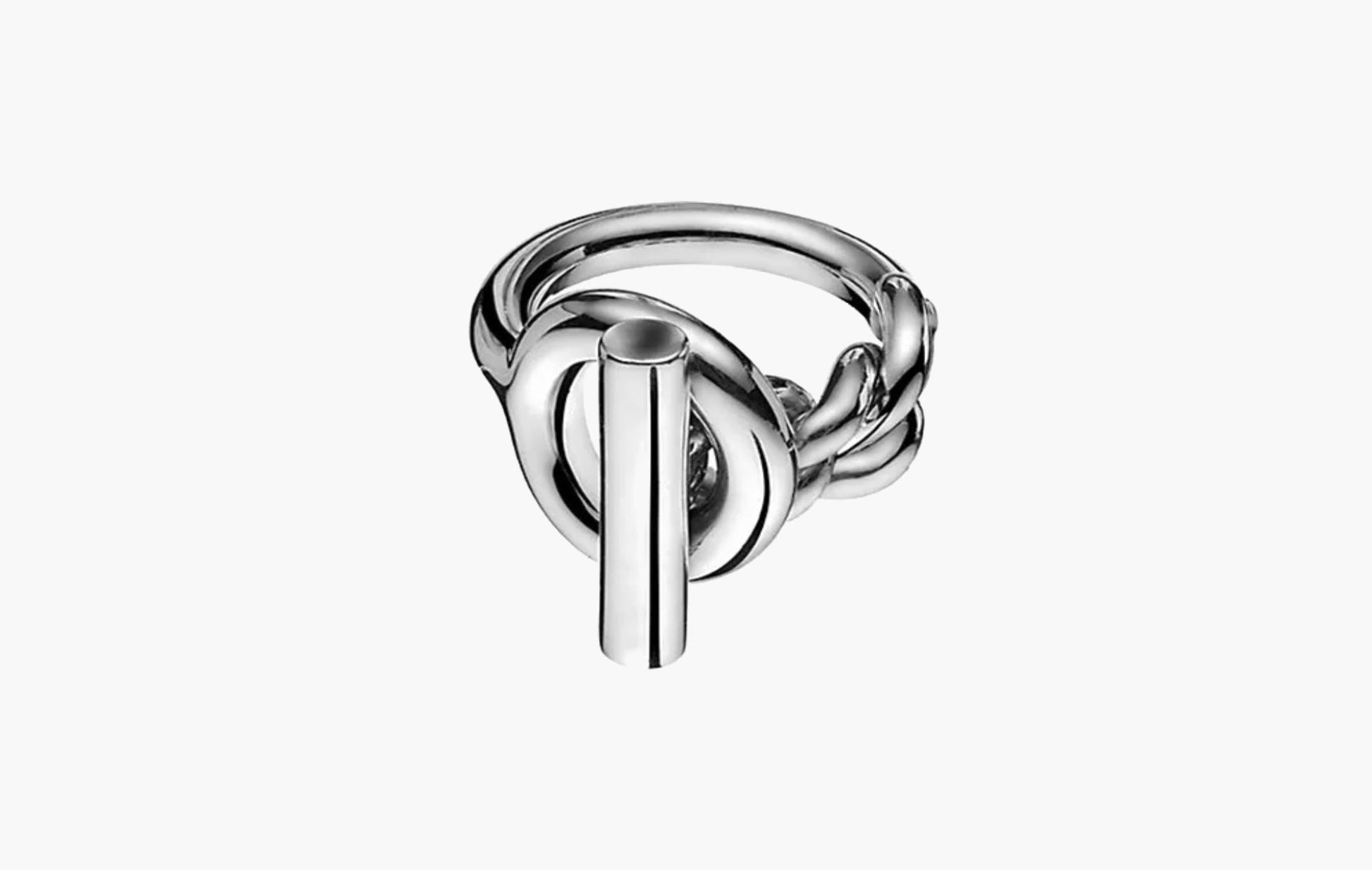 Hermes Large Croisette Ring Sterling Silver | The Sortage