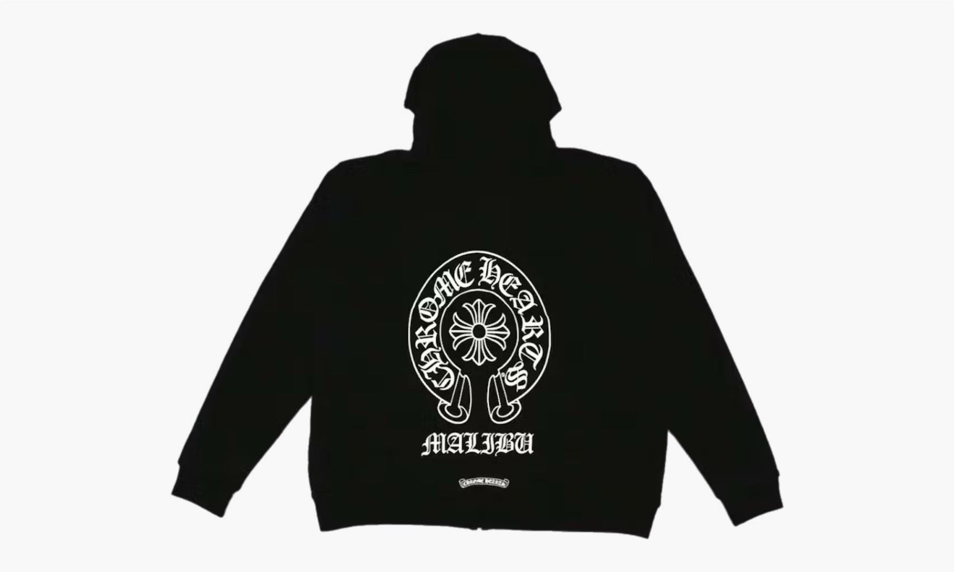 Chrome Hearts Malibu Exclusive Horseshoe Zip-Up Hoodie (Sleeveless Design) Black | The Sortage
