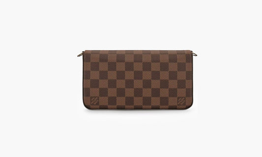 Louis Vuitton Pochette FelicieDamier Ebene Cerise Red Lining | The Sortage