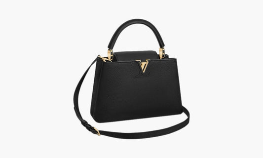 Louis Vuitton Capucines MM Taurillion Leather Black | The Sortage