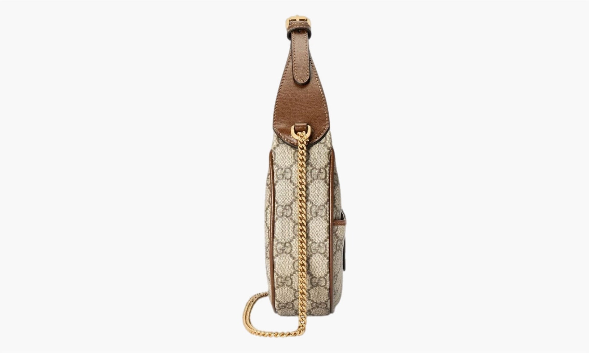 Gucci Half-Moon Shaped Bag Mini GG Supreme Beige/Ebony | The Sortage